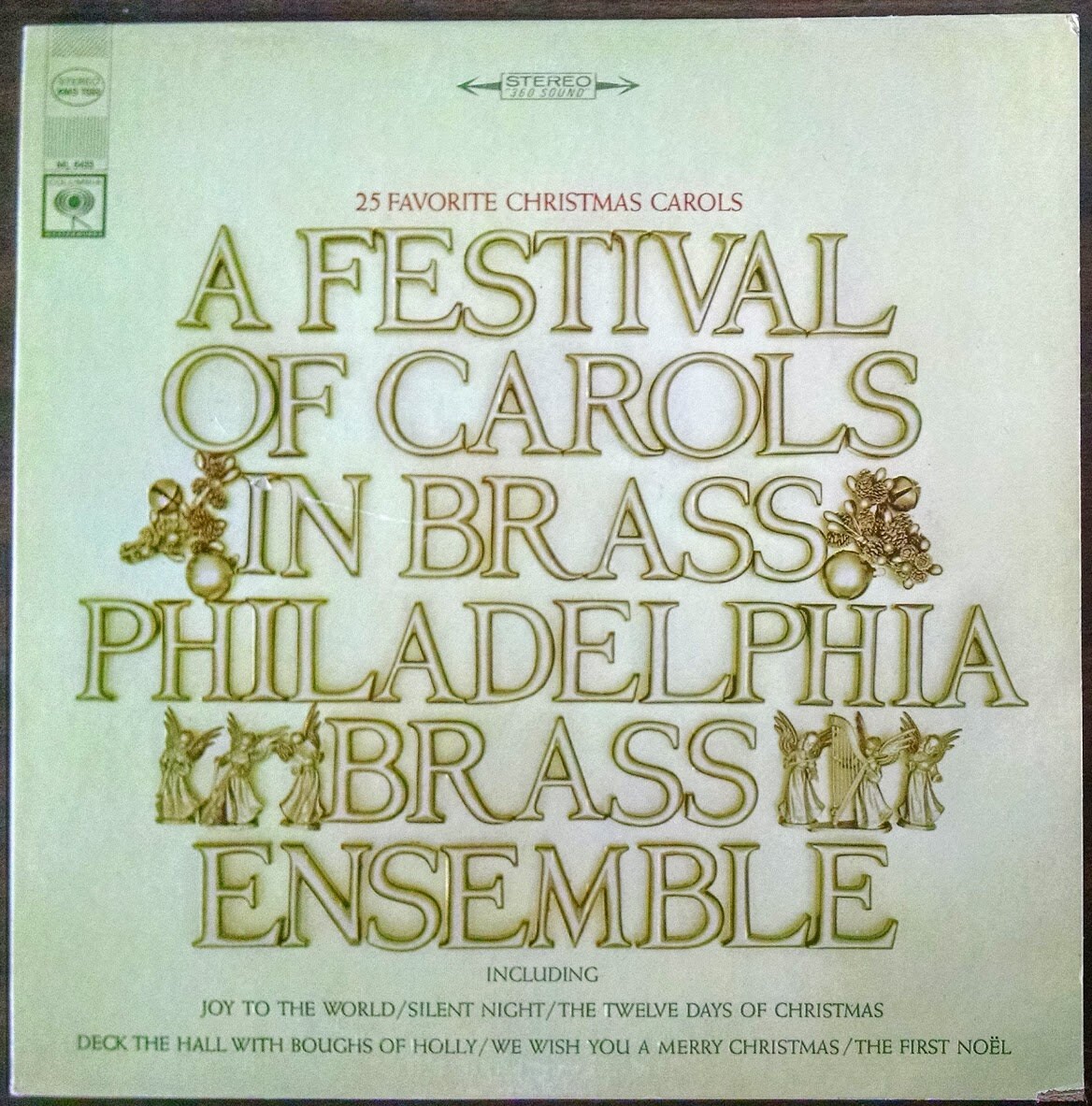 Philadelphia Brass Christmas LP, Superb 60s Vintage Vinyl Record Album