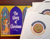 PRISTINE 60s Christmas 3-LP Treasury Vintage Vinyl Record Album Box Set Columbia The Glory of Christmas. Silent Night O Holy Night, Toyland