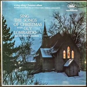 Guy Lombardo Christmas LP, Gorgeous! Vintage Vinyl Record Album Sing the Songs of Christmas. Rudolph, Jingle Bells. Fun Big Band Retro Gift!