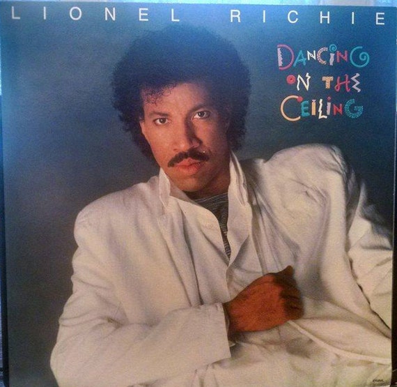 Lionel Richie Dancing On The Ceiling 1980s Lp Vintage Vinyl Etsy
