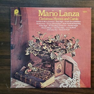 Mario Lanza Christmas Vinyl LP: 1960s Opera Album, O Holy Night