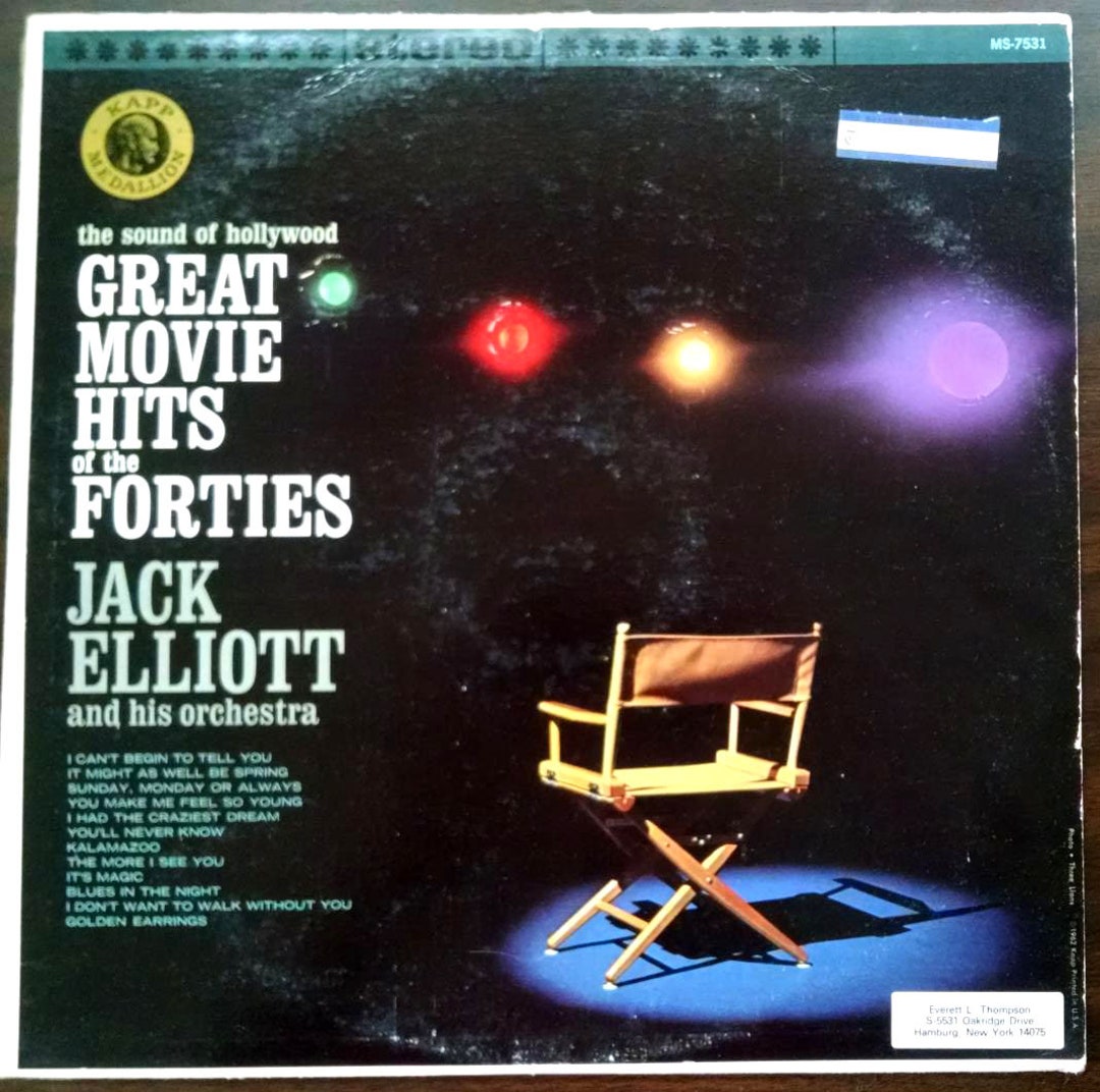 Etsy　1940s　1950s　Hits　Album　Vintage　Record　日本　Lovely　LP　Movie　Vinyl