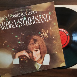 Barbra Streisand Christmas LP: Season&#39;s Greetings, 1967 Maxwell House Promo
