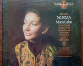 Maria Callas Norma Opera Box Set, Beautiful La Scala Angel 60s Vintage Vinyl Record Album. Luxury Packaging, 20-Page Book. Epic Opera Gift