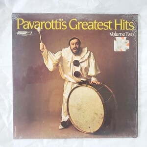 Pavarotti LP, Beautiful! Vintage Vinyl Record Album Pavarotti Greatest Hits. Tenor Arias, Tosca, La Boheme, Classical Music Opera Gift!