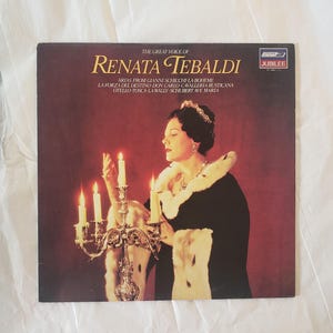 Renata Tebaldi Opera LP, Pristine! Vintage Vinyl Record Album, Schubert Ave Maria, Tosca, La Boheme Arias. Opera Gift, Classical Music Gift