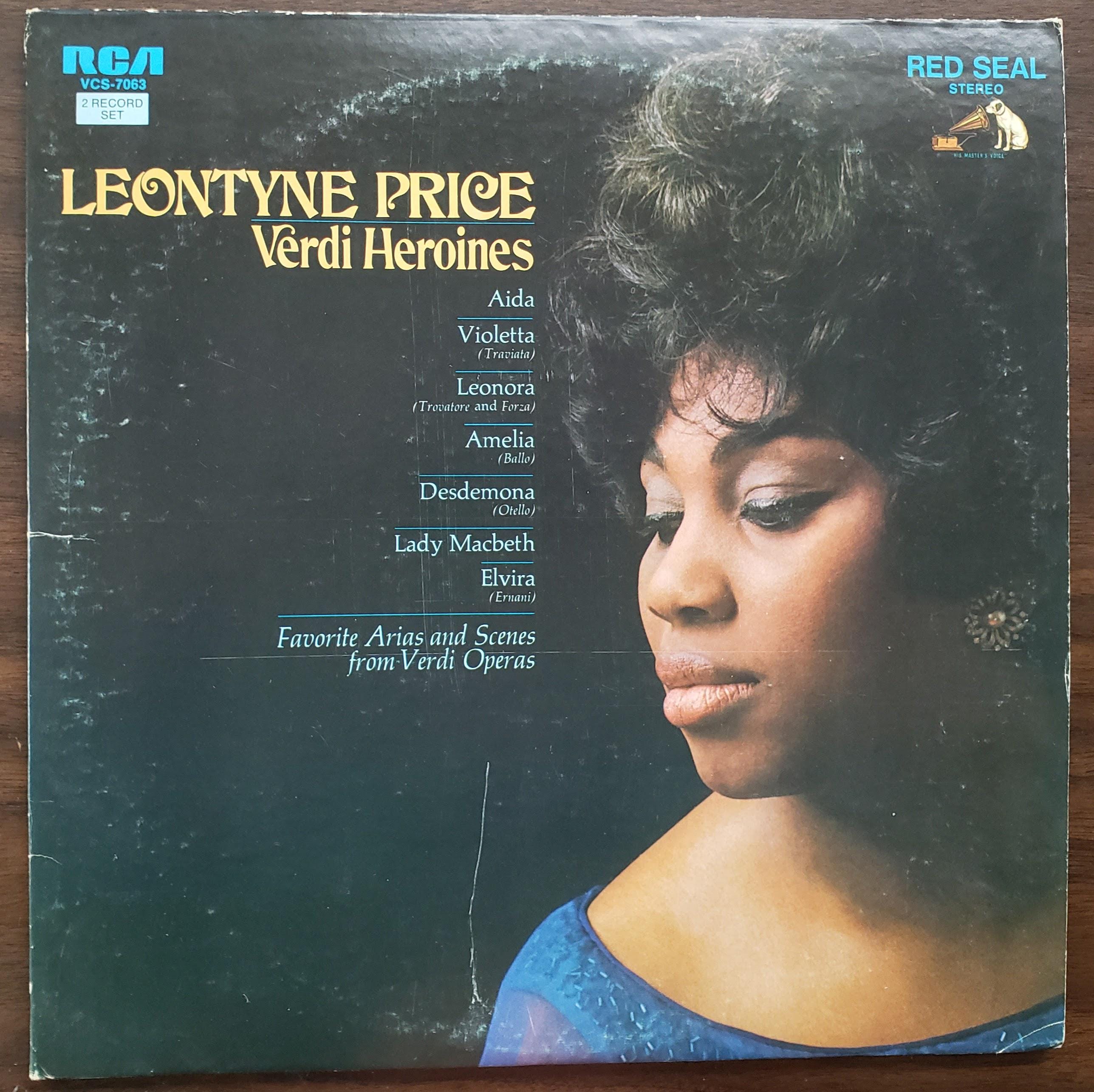 Leontyne Price Verdi 2-LP Set, Fine Condition! Vintage Vinyl Record ...