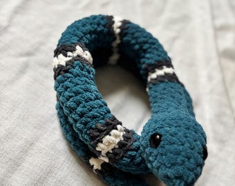 Handmade Crochet Snake Plush – Soft Amigurumi Toy