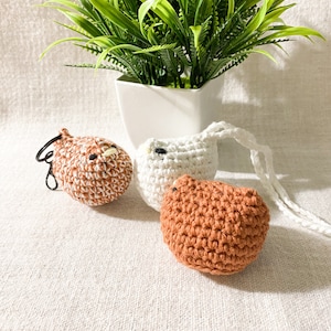 Mabel Poulet Porte-clés Jouet- Mini Crochet Poulet- Poulet Porte-clés- Crochet Sac Charme- Poulet Sac Charme- Petit Crochet Poulet