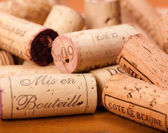 250 Recycled Wine Corks, Bulk Corks, Winery Decor