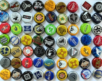 100 tapas de botellas de cerveza surtidas, sin abolladuras, marcas de cerveza artesanal