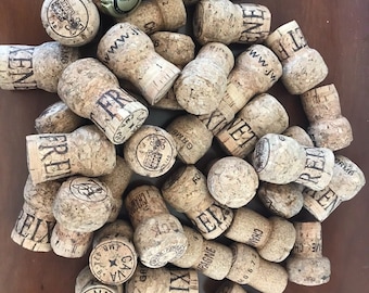 100 Recycled Champagne Corks, Craft Supplies