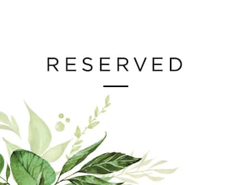 Reserved Listing - Hayley Marcous