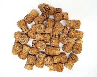 500 Recycled Champagne Corks, Champagne Corks for Projects, Wedding Champagne Corks, Cheap Champagne Corks