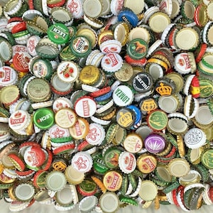 500 [(Eastern European)] Assorted Mixed Bottle Caps, Unique, Real, Authentic!
