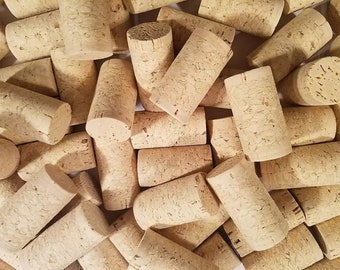 100 Blank Wine Corks, Upcycled Bulk Supply