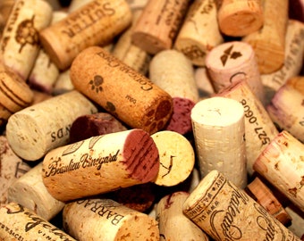 1500 Recycled Wine Corks, Winery Corks with Logos