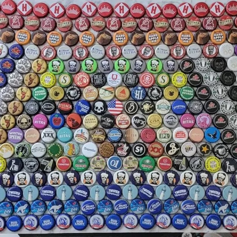 Beer Bottle Caps assorted NO DENTS Beer Bottle Caps Etsy
