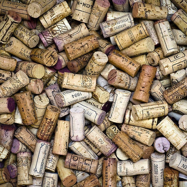 100 Wine Corks from Europe. Tons of Unique International Brands.