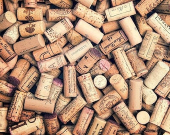 50 Wine Corks, Winery Wine Cork, Wine Corks with Logos, Bulk Wine Corks, Used wine corks. Recycled Wine Corks, Up-cycled Used Wine Corks