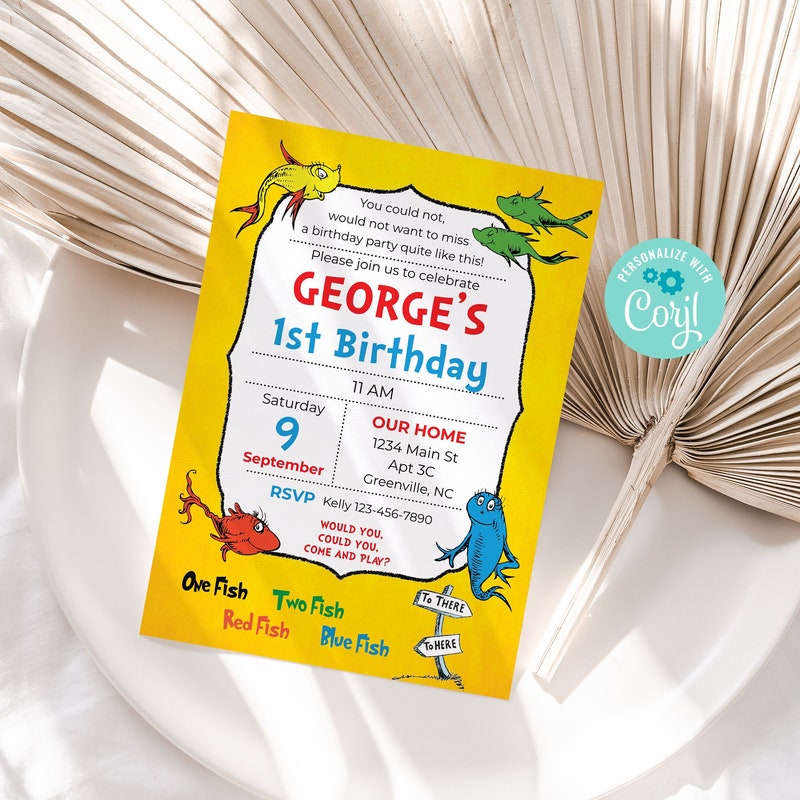 Fish Birthday Party - Etsy