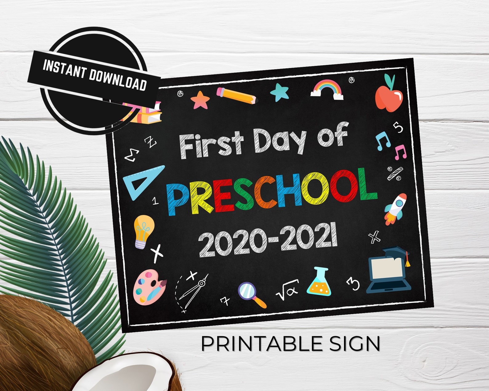 first-day-of-preschool-2020-2021-printable-sign-poster-etsy