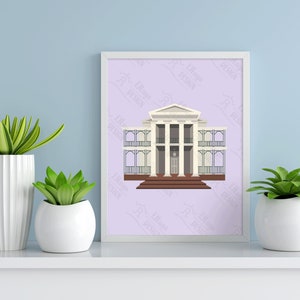 New Orleans Square - Haunted Mansion - Art Design - Files in SVG, PDF, EPS, & jpeg