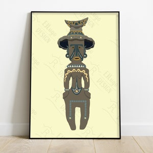 Adventureland - Tangaroa Tiki God - Enchanted Tiki Room- Art Design - Files in SVG, PDF, EPS, & jpeg