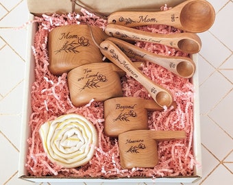 Mothers day gift box, Mothers day personalized, Grandma gift, Mothers day gift from daughter, Measuring cups and spoons,