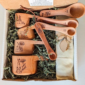 Birthday gift box, Measuring cups, Gnomes gift, Gift basket for women, Best friend birthday gifts,