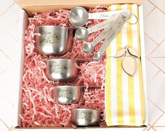 Mothers day gift box, Measuring cups and spoons, Mothers day gift from daughter, Grandma gift,