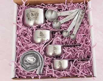 Mothers day gift box, Measuring cups and spoons, Mothers day gift from daughter, Grandma gift,