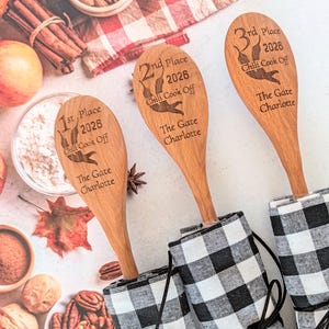Personalized Spoon: Chili Cook Off Award, Baking Contest Prizes