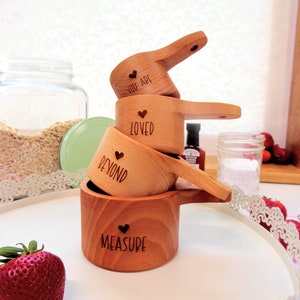 Measuring cups, Measuring spoons, Baking gifts, Mother of the bride gift from daughter, 60th birthday gifts for mom,