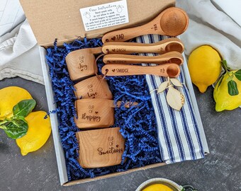 Mothers day gift box, Mother in law gift, Mothers day gift from daughter, Measuring cups and spoons,