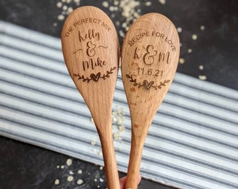 Personalized wooden spoon, Baking gifts, Cooking gifts, Bridal shower gift, Unique wedding gift for couple, Housewarming gift,