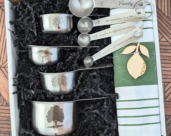 Measuring cups and spoons, Mom gift from daughter, Baking gifts,