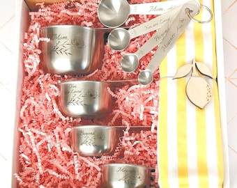 Measuring Cups and Spoons baking set, Mom birthday gift, Useful gifts,