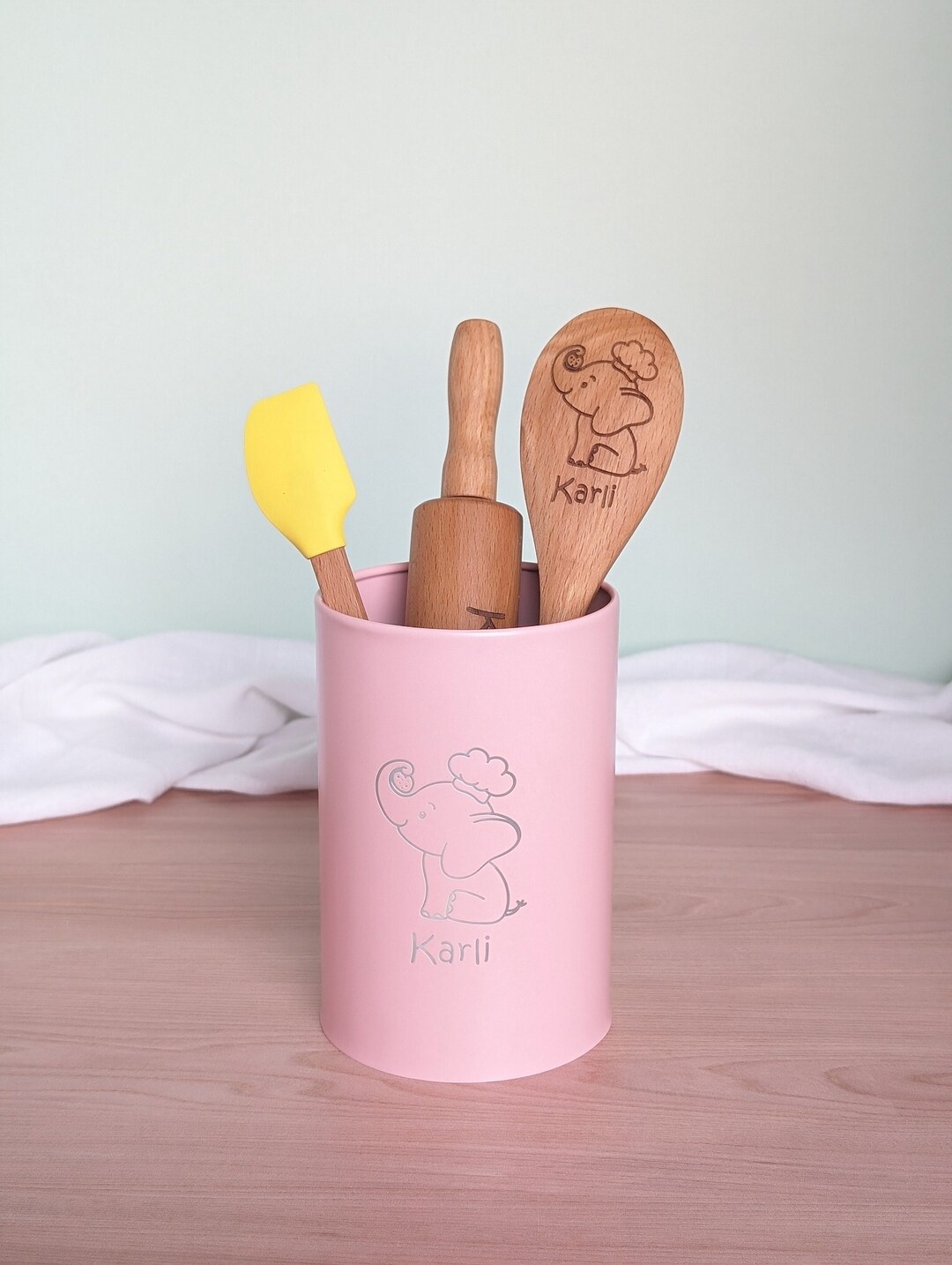 Wooden Kitchen Toys, Baking Gift Set, Christmas Gifts for Kids