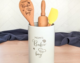 Wooden kitchen toys, Kids rolling pin, Personalized spatula, Gift for grandson, Granddaughter gift,