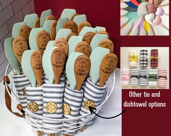 Personalized wooden spoon, Bridal shower favors, Wedding favors for guests in bulk, Rehearsal dinner favors,