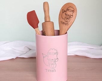 Bulk buy 8 Quantity Cups & Spoons, Housewarming gift basket, Wood meas –  AFewSpareMoments