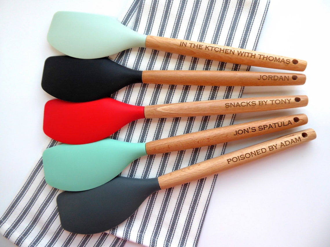 Personalized spatula Engraved spatula Baking gifts Cooking Etsy