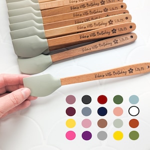 60th birthday party favors, Mini spatula, Party favors for adults, 50th birthday favors,