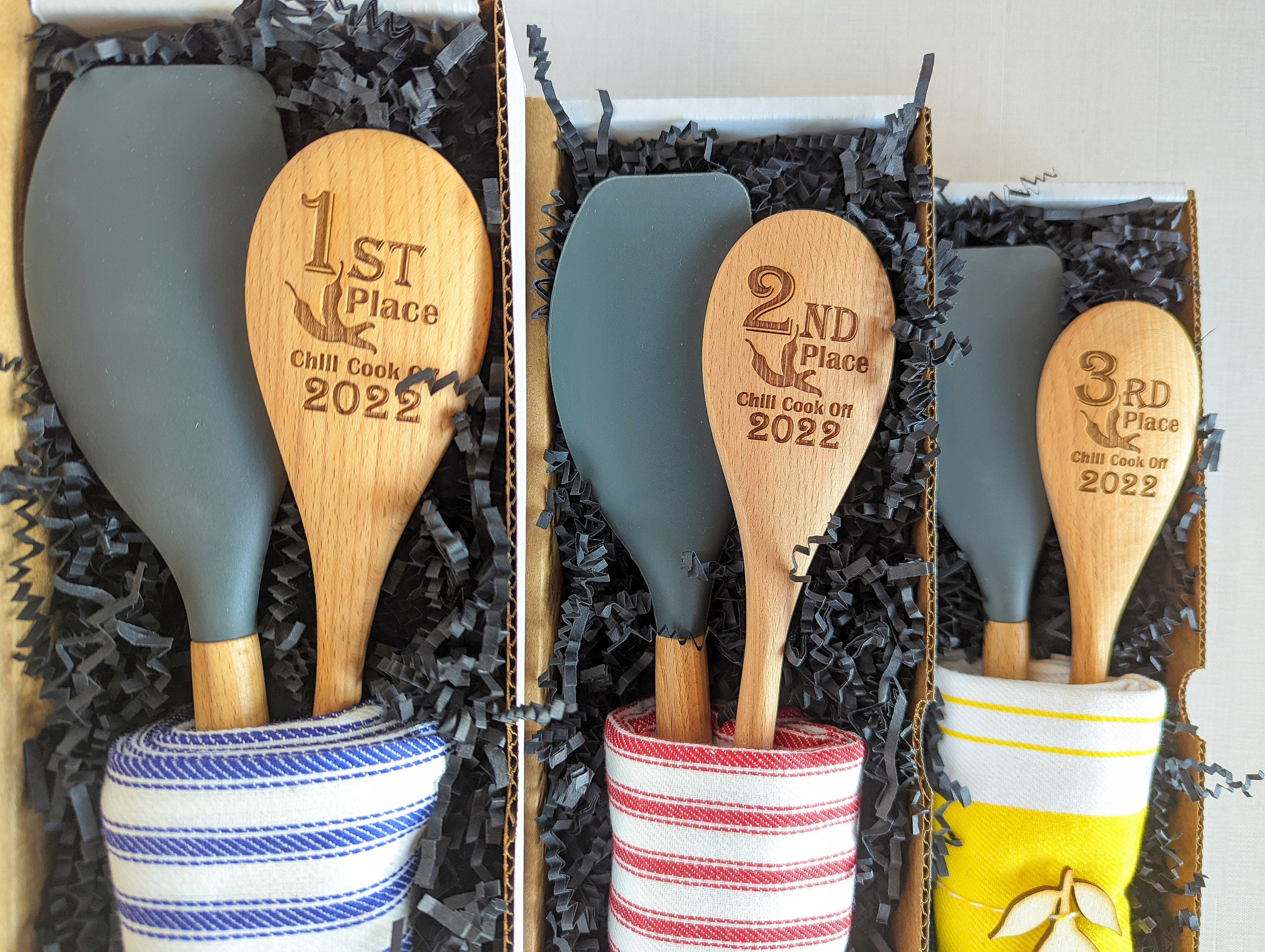 Chili Cook-Off Prize, Chili Contest, Set of 3 Personalized spoons – The  Sinclair Company