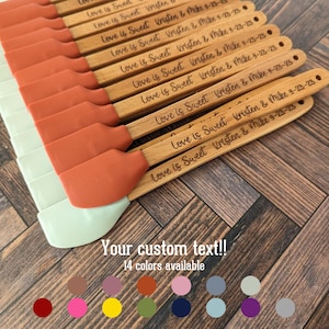 Wedding favors for guests in bulk, Bachelorette party favors, Bridal shower favors, Rehearsal dinner favors, Mini spatulas,