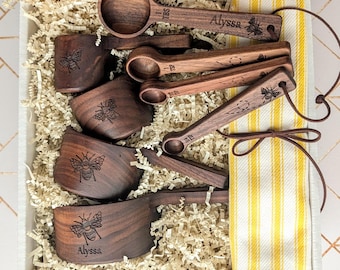 Bee Baking Set, Measuring Cups and Spoons, Birthday gift box, Baking tools, Practical gifts,