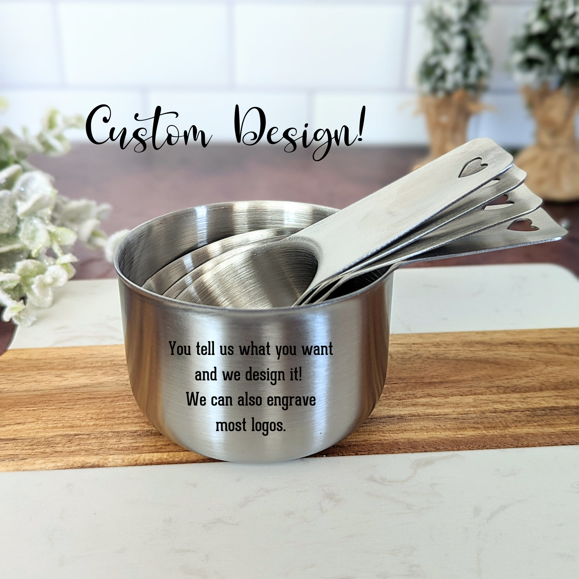 Stainless Steel Dry Measuring Cup Set, 4 Piece - SANE - Sewing and