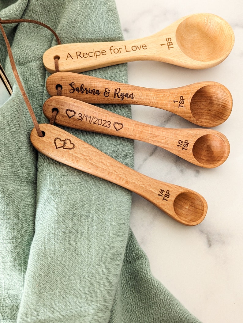 Measuring cups, Engagement gift box for couple, Bridal shower gift basket, Wedding gift for couple, image 2