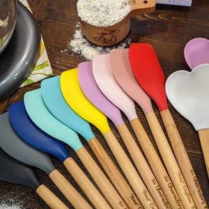 Personalized spatula, Silicone spatula, Baking gifts, Best friend gifts long distance, image 7